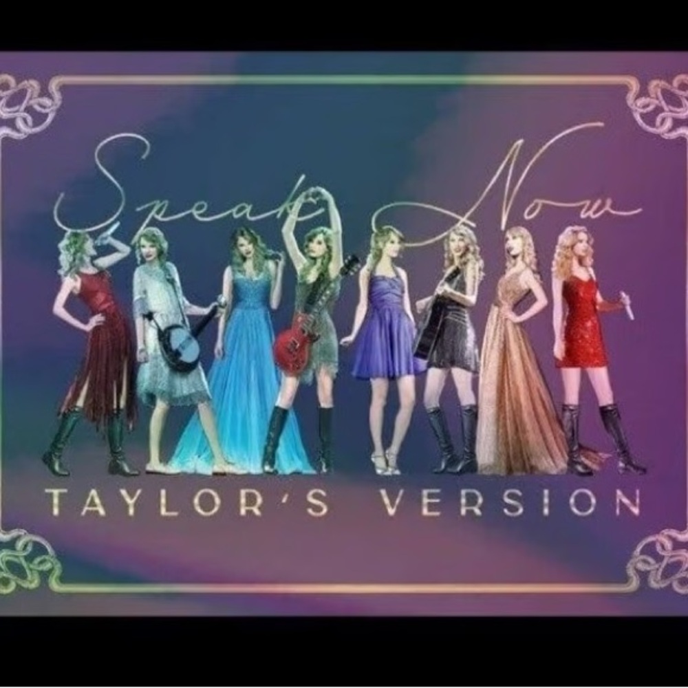 Speak Now Holographic Lithograph NEW